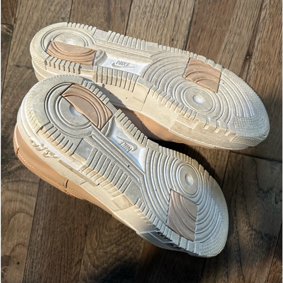 Nike Air Force One Shadow Nude Blush Size 8.5 - Picture 4 of 5